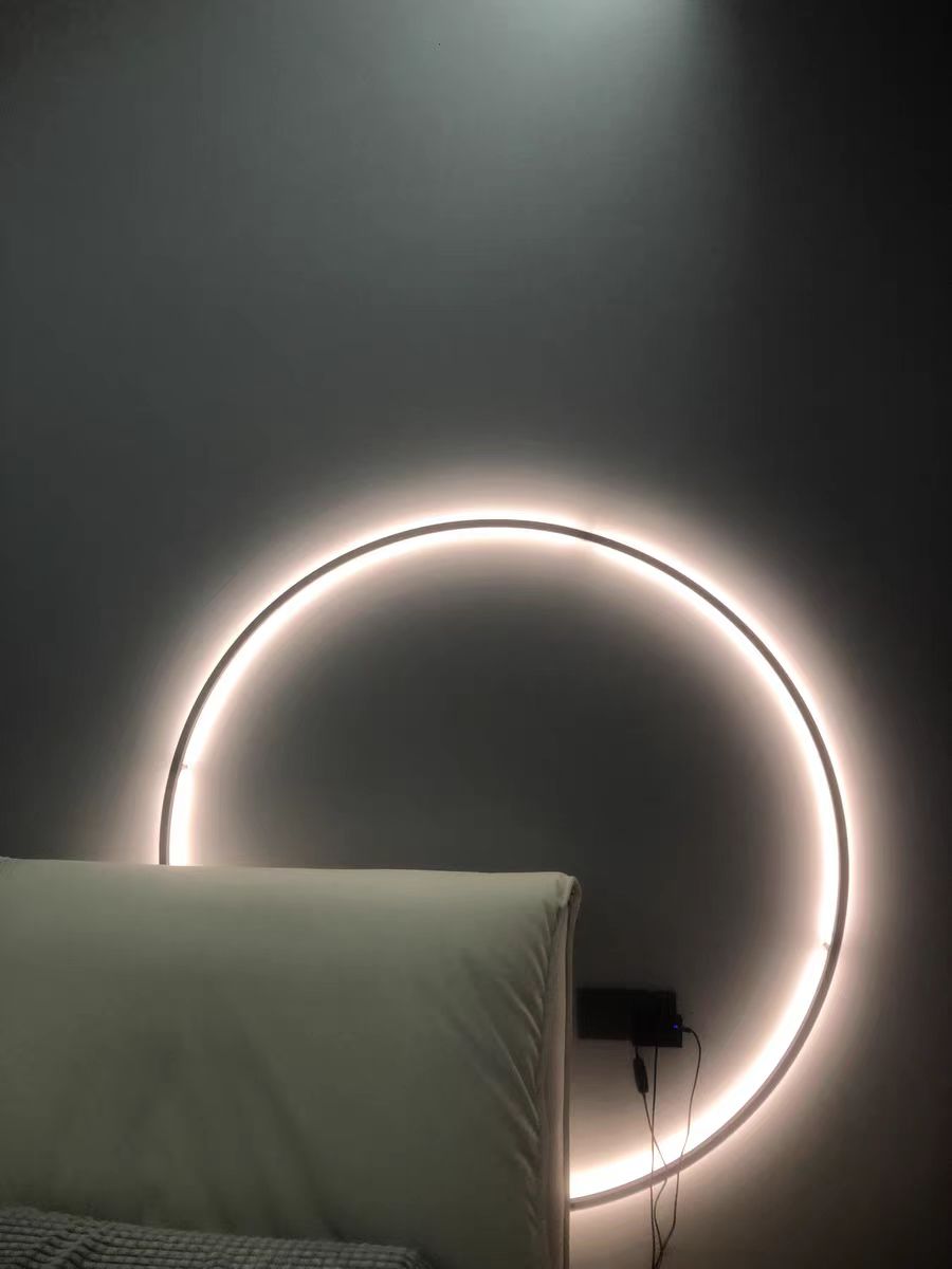 Nordic LED Circle Wall Lamp | Modern Minimalist Design