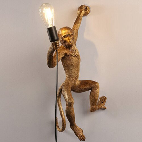 Nordic Hemp Rope Monkey Lamp - ElookzDesign
