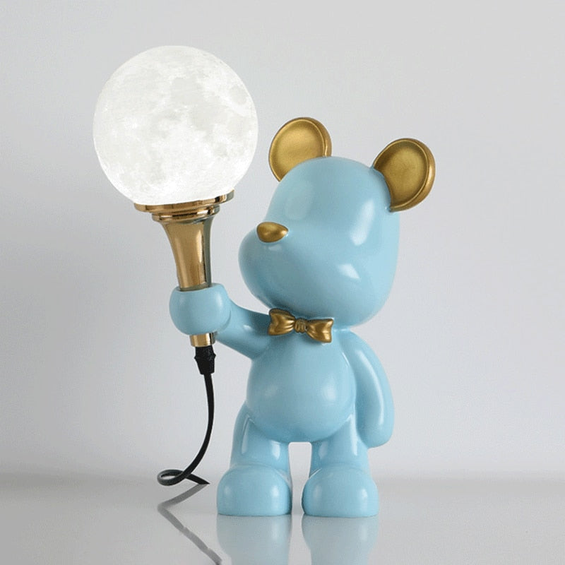 Creative Hug Bear Cartoon LED Night Light | Children's Room Lamp