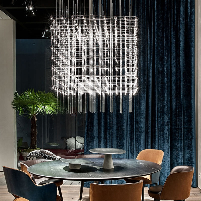 Nordic Luxury LED Chandelier | Customized Hotel Decor