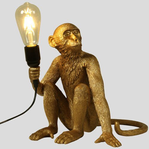 Nordic Hemp Rope Monkey Lamp - ElookzDesign