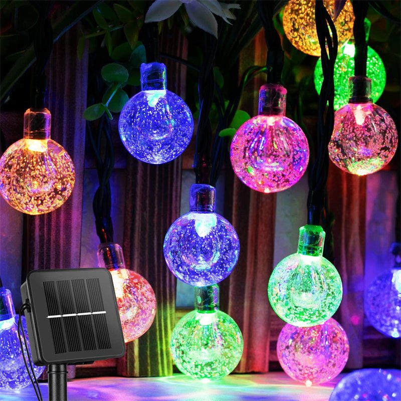 Solar Powered LED Outdoor String Lights - ElookzDesign